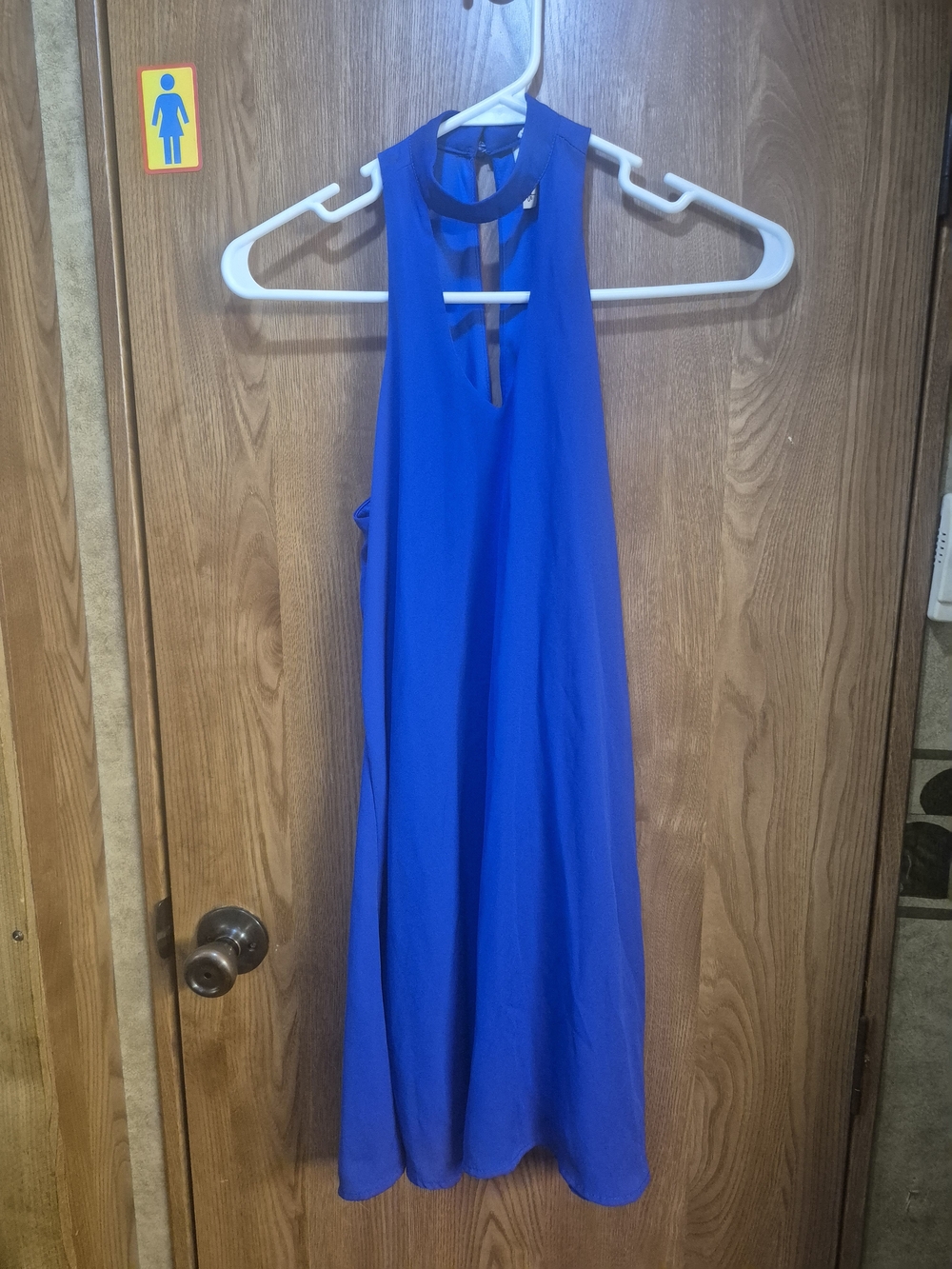 Speechless Vibrant Purple  Halter Dress.  Box 43L